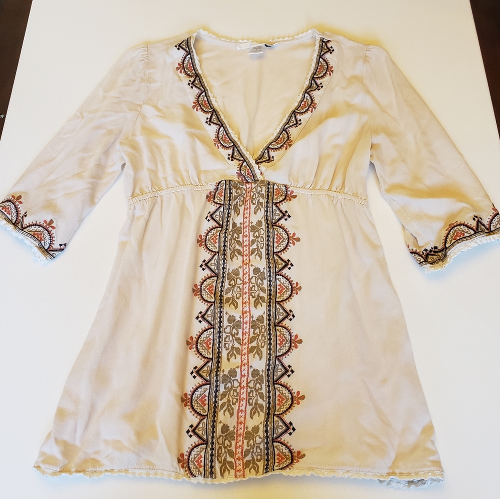 Ellison Embroidered Peasant Top